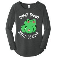 Sana Sana Colita De Rana Funny Spanish Women's Perfect Tri Tunic Long Sleeve Shirt