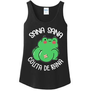 Sana Sana Colita De Rana Funny Spanish Ladies Essential Tank