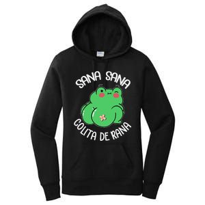 Sana Sana Colita De Rana Funny Spanish Women's Pullover Hoodie