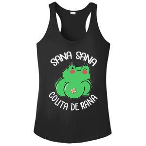 Sana Sana Colita De Rana Funny Spanish Ladies PosiCharge Competitor Racerback Tank