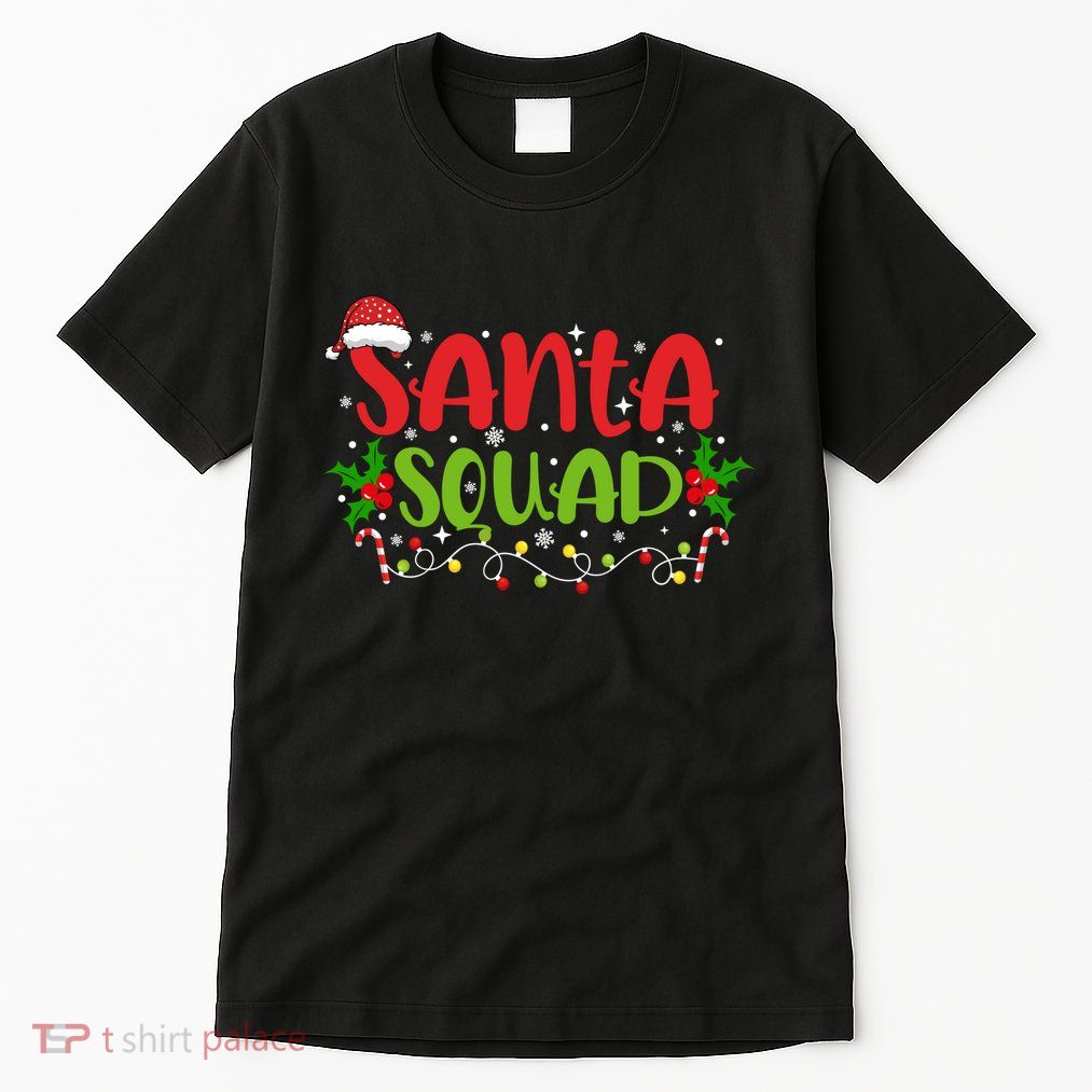 Santa Squad Christmas Holiday Festive Tall T-Shirt