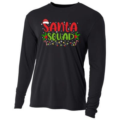 Santa Squad Christmas Holiday Festive Cooling Performance Long Sleeve Crew