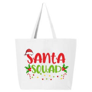 Santa Squad Christmas Holiday Festive 25L Jumbo Tote