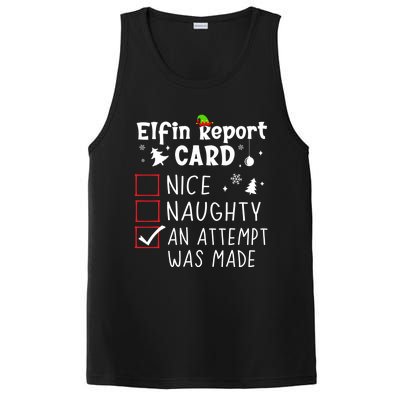 Sarcastic Sayings Christmas Nice Naughty Funny Xmas List Cool Gift PosiCharge Competitor Tank