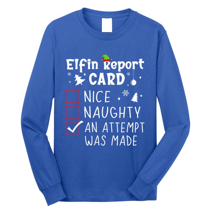 Sarcastic Sayings Christmas Nice Naughty Funny Xmas List Cool Gift Long Sleeve Shirt