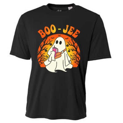 Spooky Season Cute Ghost Halloween Costume Boujee BooJee Cooling Performance Crew T-Shirt