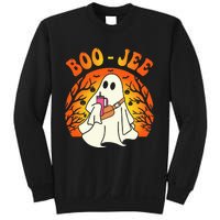 Spooky Season Cute Ghost Halloween Costume Boujee BooJee Sweatshirt