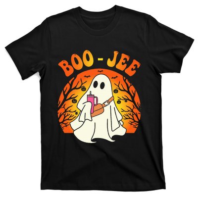 Spooky Season Cute Ghost Halloween Costume Boujee BooJee T-Shirt