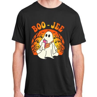 Spooky Season Cute Ghost Halloween Costume Boujee BooJee Adult ChromaSoft Performance T-Shirt