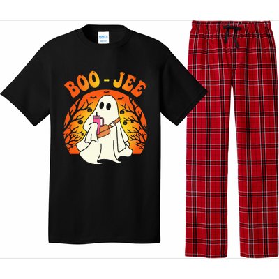 Spooky Season Cute Ghost Halloween Costume Boujee BooJee Pajama Set