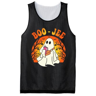 Spooky Season Cute Ghost Halloween Costume Boujee BooJee Mesh Reversible Basketball Jersey Tank