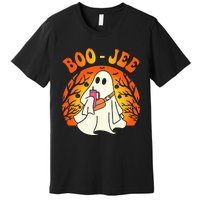 Spooky Season Cute Ghost Halloween Costume Boujee BooJee Premium T-Shirt