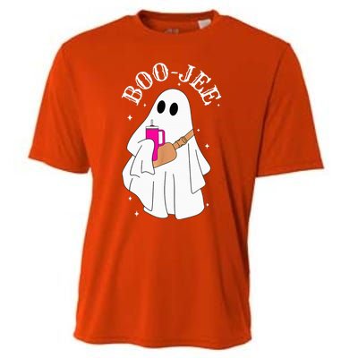 Spooky Season Cute Ghost Halloween Costume Boujee Boojee Cooling Performance Crew T-Shirt