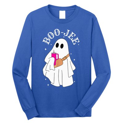 Spooky Season Cute Ghost Halloween Costume Boujee Boojee Long Sleeve Shirt