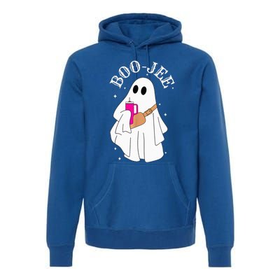 Spooky Season Cute Ghost Halloween Costume Boujee Boojee Premium Hoodie