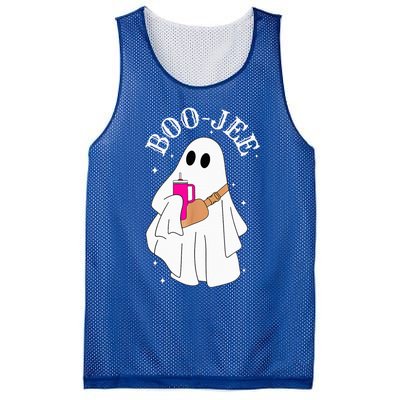 Spooky Season Cute Ghost Halloween Costume Boujee Boojee Mesh Reversible Basketball Jersey Tank