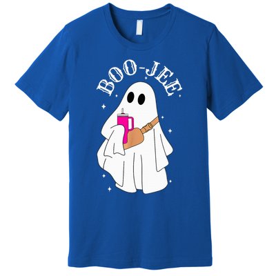 Spooky Season Cute Ghost Halloween Costume Boujee Boojee Premium T-Shirt