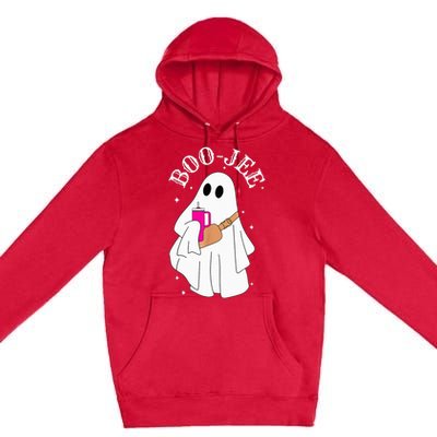 Spooky Season Cute Ghost Halloween Costume Boujee Boojee Premium Pullover Hoodie