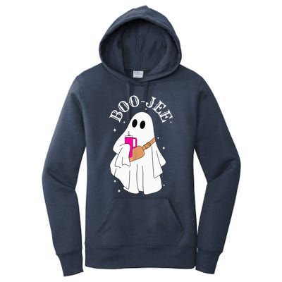 Spooky Season Cute Ghost Halloween Costume Boujee Boojee Women's Pullover Hoodie