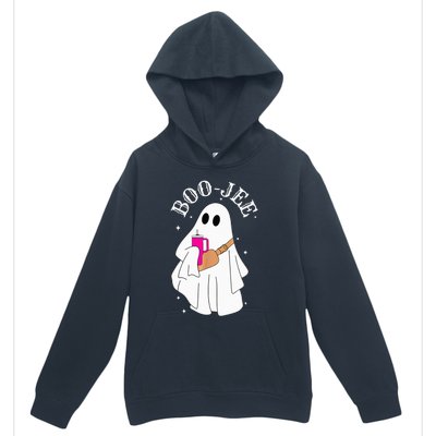 Spooky Season Cute Ghost Halloween Costume Boujee Boojee Urban Pullover Hoodie