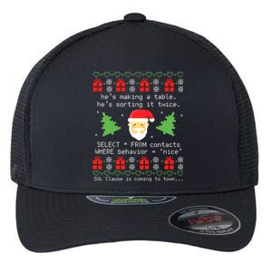 Sql Santa Claus Database Clause Developer Code Db Programmer Flexfit Unipanel Trucker Cap