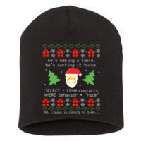 Sql Santa Claus Database Clause Developer Code Db Programmer Short Acrylic Beanie