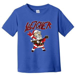 Sleigher Santa Claus Metal Christmas funny Hail Santa  Toddler T-Shirt