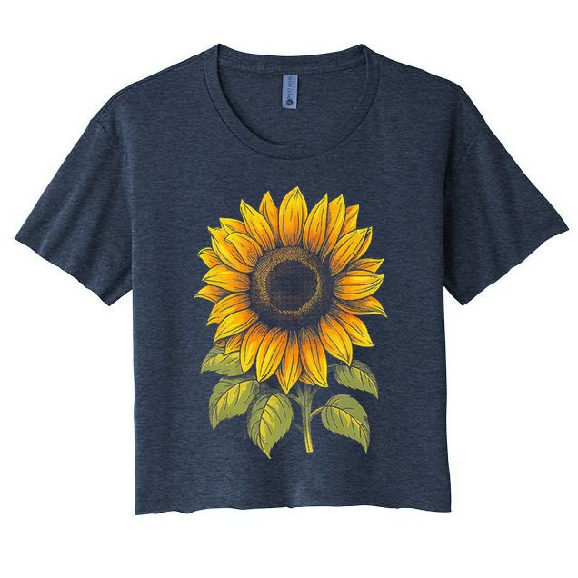Sunflower Summer Cottagecore Aesthetic Crop Top