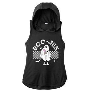 Spooky Season Cute Boujee Ghost Halloween Costume BooJee Ladies PosiCharge Tri-Blend Wicking Draft Hoodie Tank