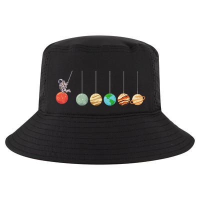 Solar System Cradle Funny Astrophysicist Space Enthusiasts Cool Comfort Performance Bucket Hat