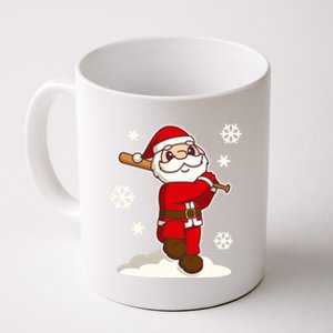 Sporty Santa Claus Baseball Christmas Gift Coffee Mug