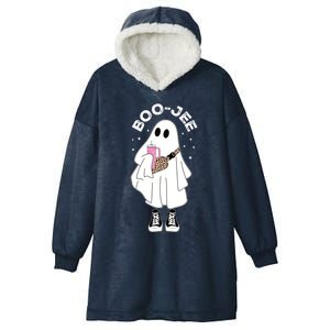 Spooky Season Cute Ghost Halloween Costume Boujee Boojee Gift Hooded Wearable Blanket