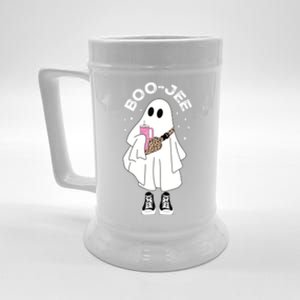 Spooky Season Cute Ghost Halloween Costume Boujee Boojee Gift Beer Stein