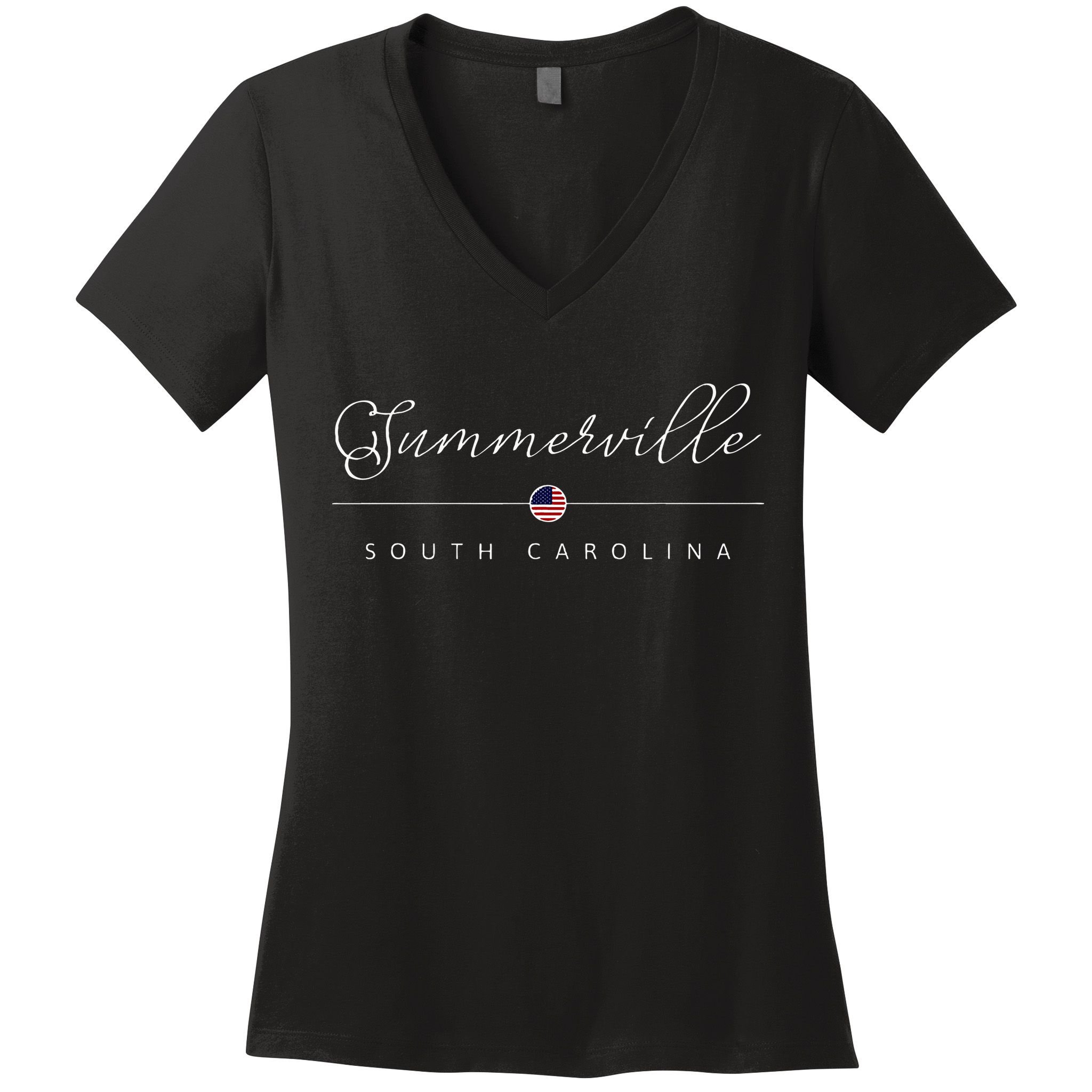 Summerville South Carolina Sc On Summerville Women's V-Neck T-Shirt