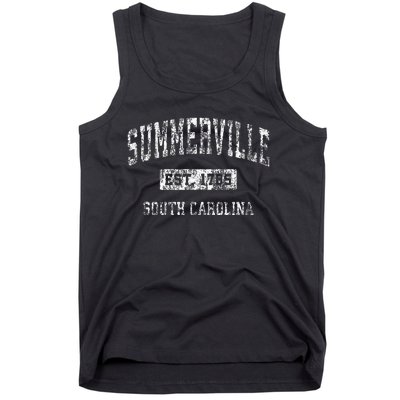 Summerville South Carolina Sc Vintage Established Sports Tank Top