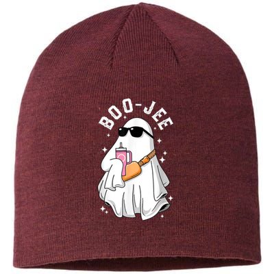 Spooky Season Cute Ghost Halloween Costume Boujee Boo Jee Sustainable Beanie