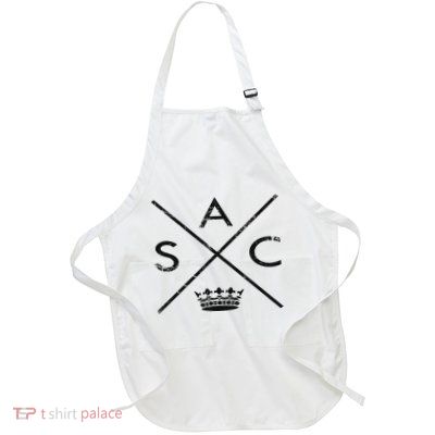 Sacramento Sactown California Nor Cal Capital Full-Length Apron With Pockets