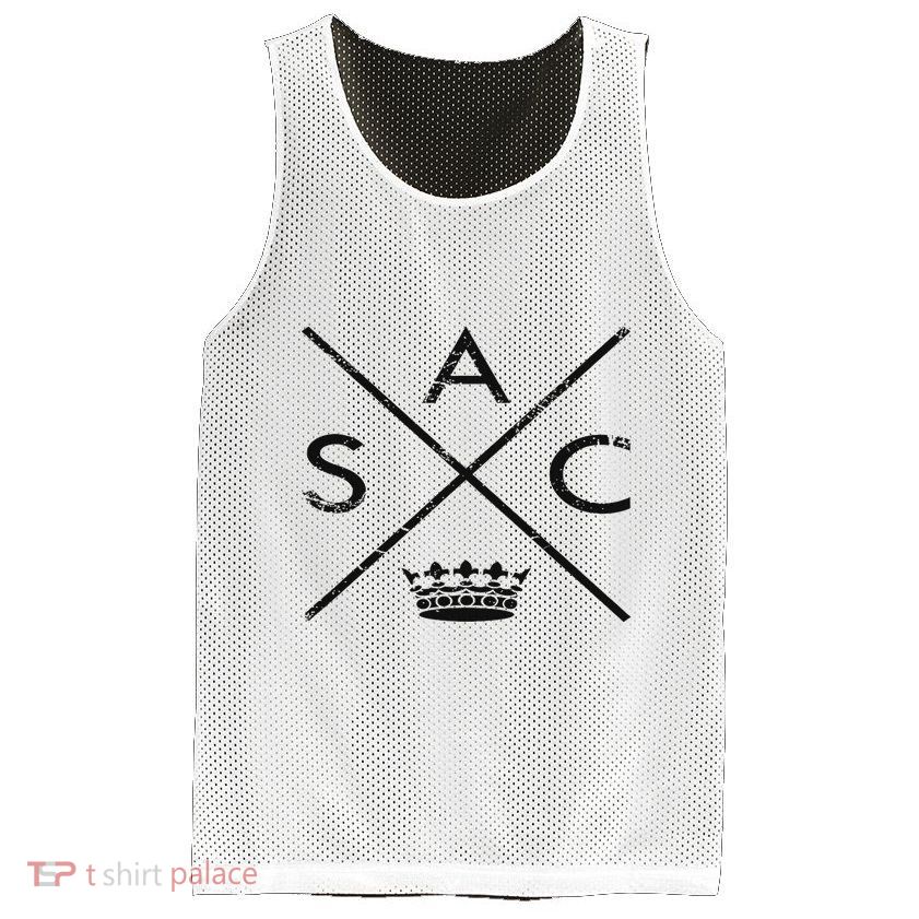 Sacramento Sactown California Nor Cal Capital Mesh Reversible Basketball Jersey Tank