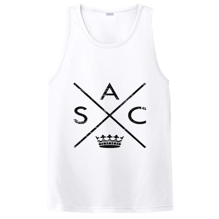 Sacramento Sactown California Nor Cal Capital PosiCharge Competitor Tank