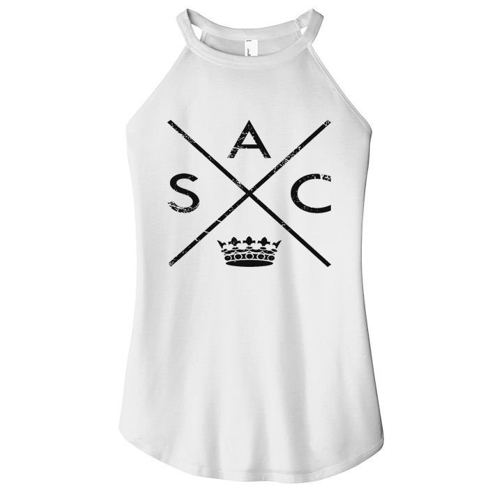Sacramento Sactown California Nor Cal Capital Women's Perfect Tri Rocker Tank