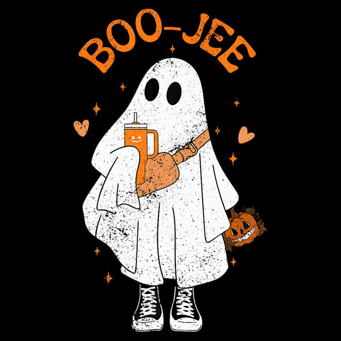 Spooky Season Cute Ghost Halloween Boujee Boo Jee Pajama Set
