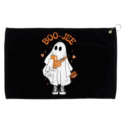 Spooky Season Cute Ghost Halloween Boujee Boo Jee Grommeted Golf Towel