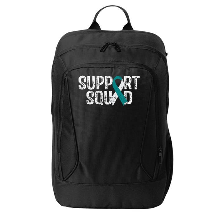 Support Squad Cervical Cancer Awareness City Backpack