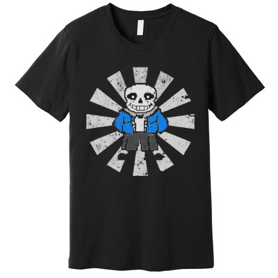 Sans Skeleton Cool Pixel Art Costume Premium T-Shirt