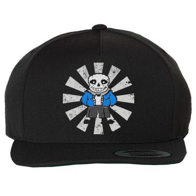 Sans Skeleton Cool Pixel Art Costume Wool Snapback Cap