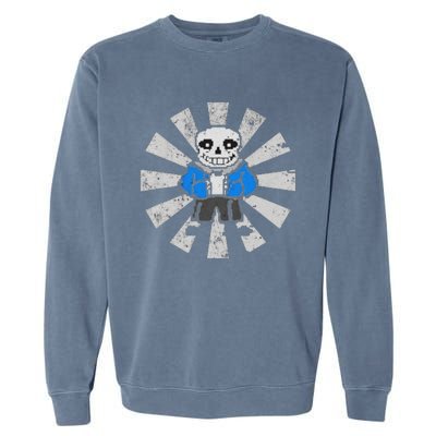 Sans Skeleton Cool Pixel Art Costume Garment-Dyed Sweatshirt