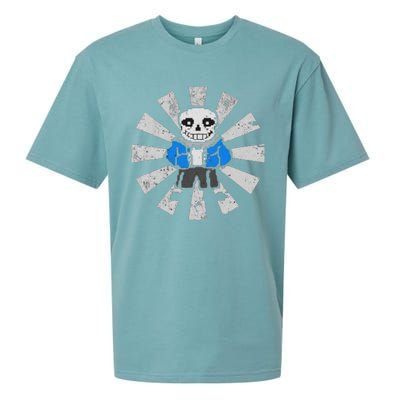 Sans Skeleton Cool Pixel Art Costume Sueded Cloud Jersey T-Shirt