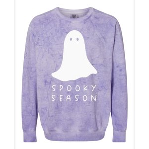 Spooky Season Cute Halloween Colorblast Crewneck Sweatshirt