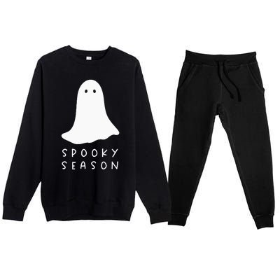 Spooky Season Cute Halloween Premium Crewneck Sweatsuit Set