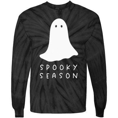 Spooky Season Cute Halloween Tie-Dye Long Sleeve Shirt